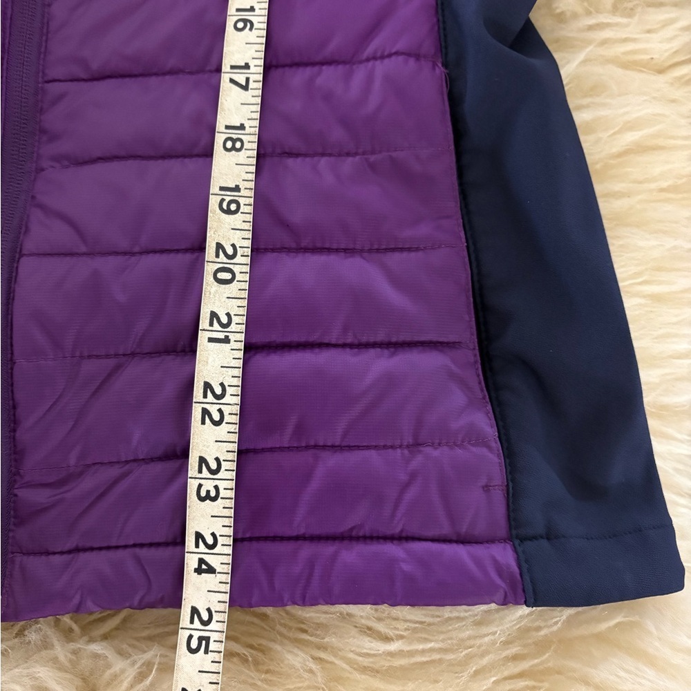 Columbia Purple Powder Pillow Hybrid Insulated Water Resistant Mobility Jacket - Picture 4 of 8